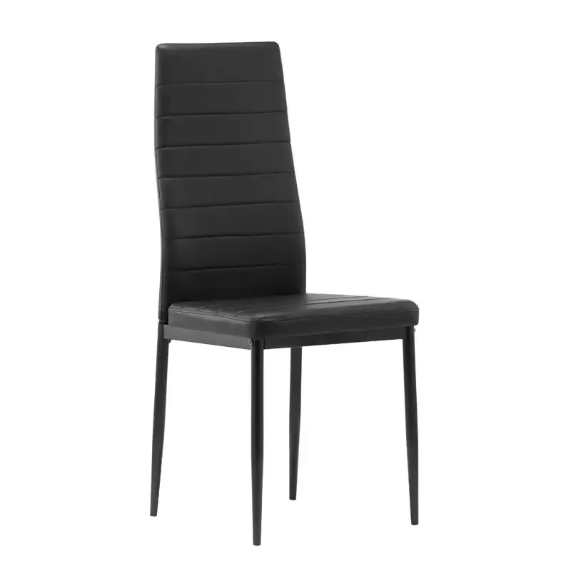 Backrest Chair Solid Color Horizontal Line Chair Household Simple Negotiation Chair