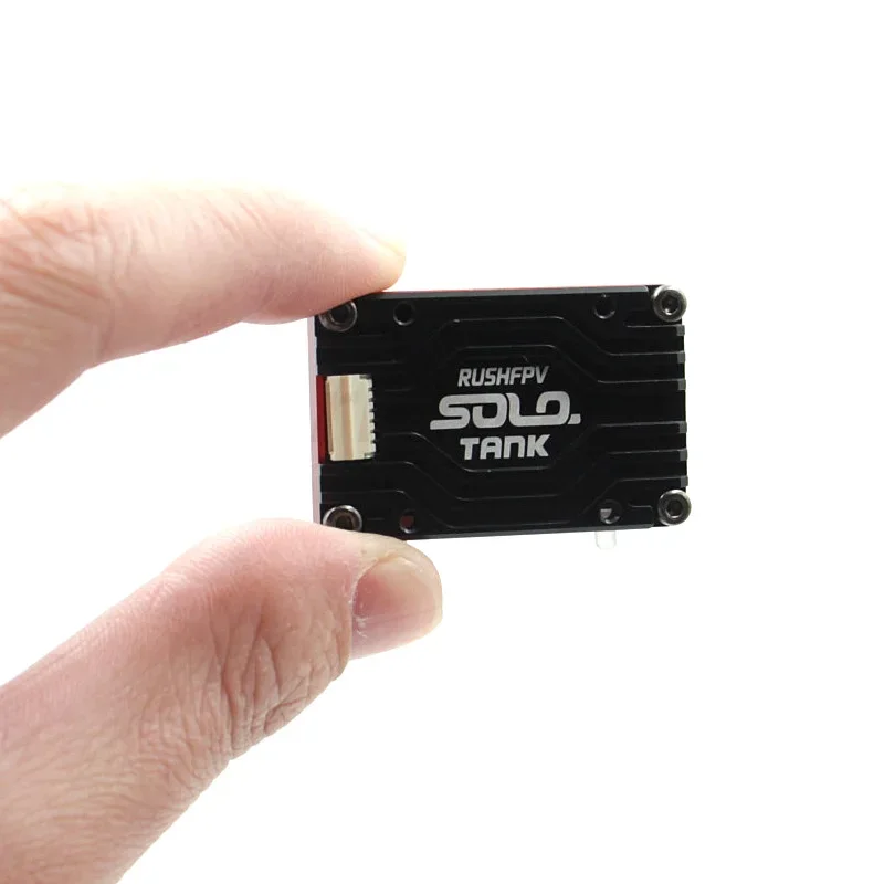 RUSH Solo-Précieux Transmetteur Vidéo VTX, Coque CNC, Microphone Intégré Haute Puissance 5.8 W, Structure de Dissipation Thermique pour RC FPV, 1.6G