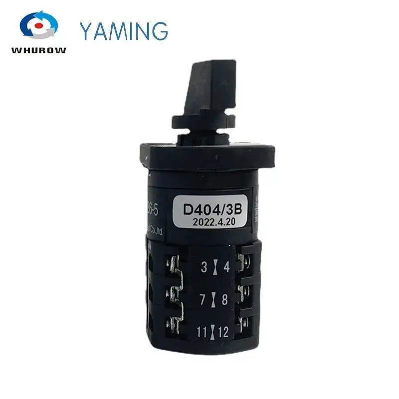 LW26-5A الكهربائية الدوارة التبديل كام التبديل 3 أقطاب 3 موقف صغير الحالي 5A 690 فولت الصانع YMW26-5D404/3B