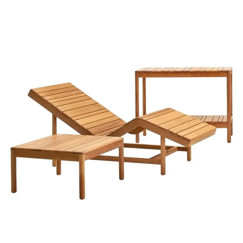 

Hotel leisure outdoor rattan recliner