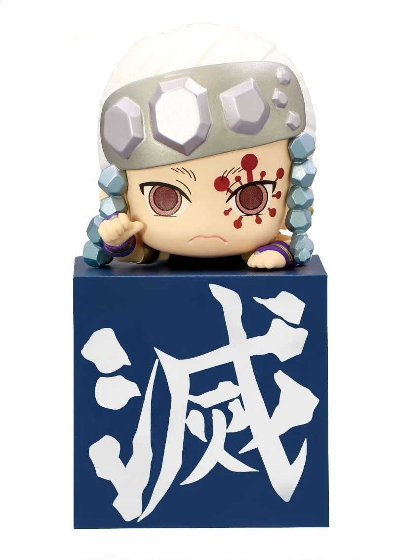 Uzui Tengen Himejima Gyomei Фигурка Развлечения Q-версия Коллекция Орнамент Модель Игрушки