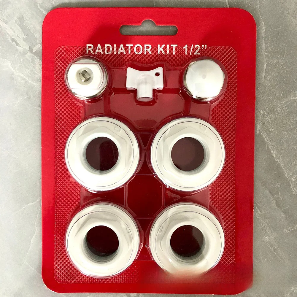 Brass Radiator Air Vent Valve Drain Plug-s Kit Copper Exhaust Valve Set With Wrench And Adapters For Heating System G1/2 G3/4