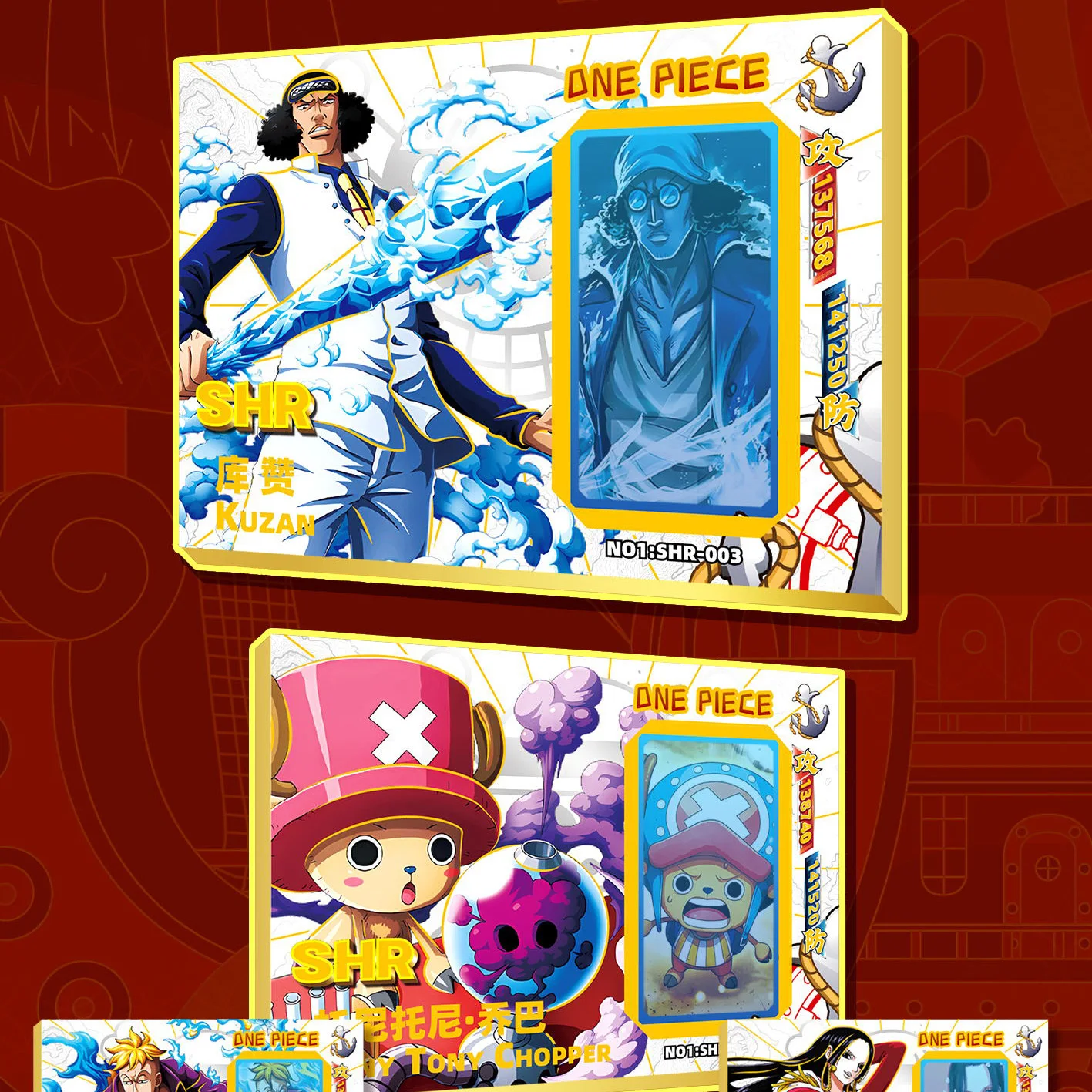 GK VOL.3 One Piece Card Booster Box Anime Luffy Zoro Nami Chopper Franky Flash BCR Collections Card Game Battle Card Kids Toy