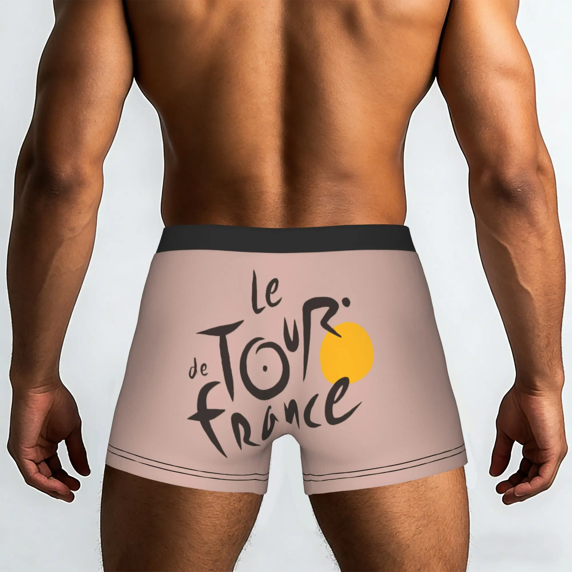 Custom Le Tour The France Boxer Shorts For Homme 3D Print French Bicycle Underwear Panties Briefs Stretch Underpants