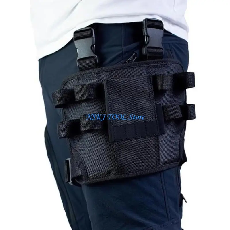 

L8RC Leg Tool Tool Bag with Belt Clip Leg Tool Holsters Adjustable Tool Storage