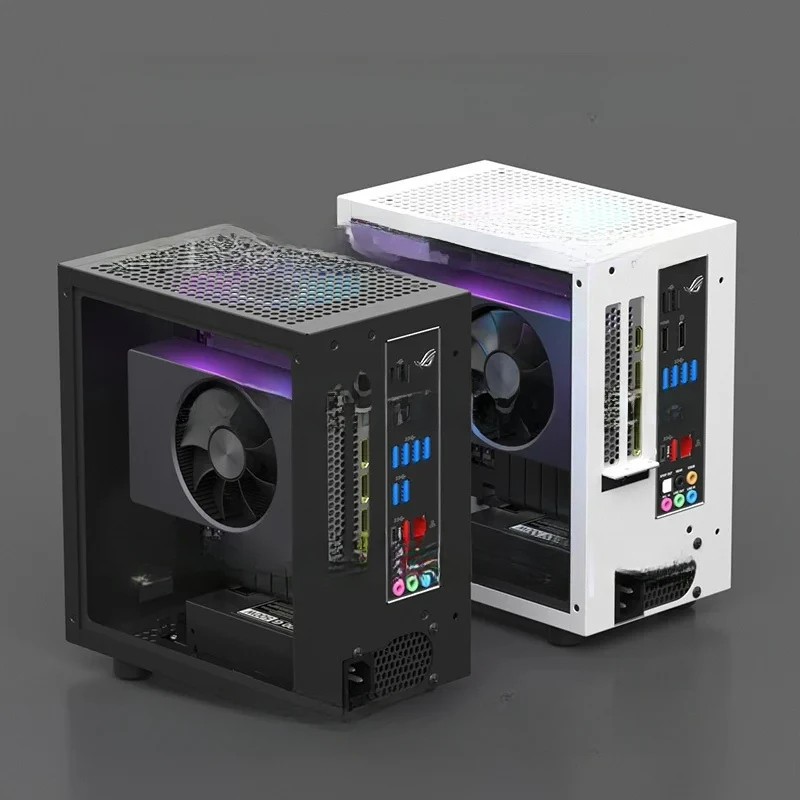 GEEEK M21 M31 Itx Chassis 120 بطاقة رسومات مبردة بالماء وشبه عالية، مزود طاقة صغير 1U