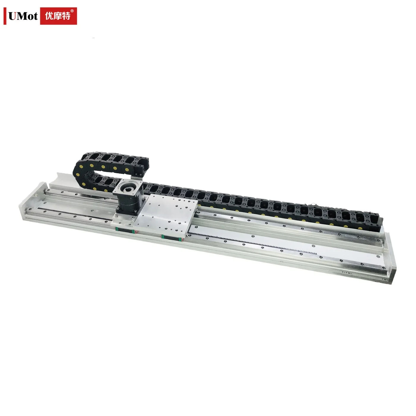 ヘビーデューティー300kgストローク1200mmサーボモーターCNCアルミ合金ワイドラックアンドピニオンモジュールリニアガイドレール（オートメーション用）