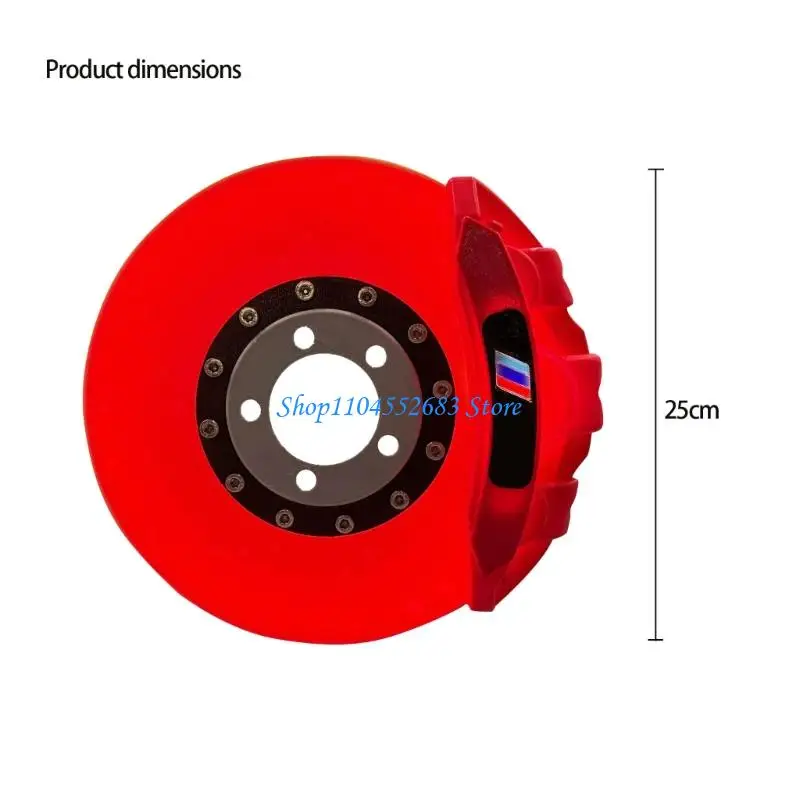 Y6GD Creative Brake Disc LED Lamp Rechargeable Surrounding Lighting DIY Creation Present For Car Beloveds Deck
