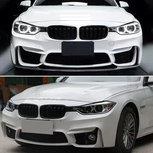 Rejilla de radiador de entrada delantera, rejilla mejorada, malla media para BMW Serie 3 F30 F31 F35 2013-2018, accesorios de sintonización embellecedores