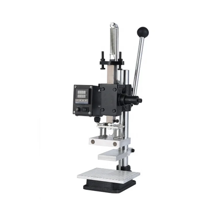 آلة طباعة وختم ساخن من رقائق الجلد اليدوية الصغيرة عالية الجودة من TLF بوزن 8 كجم