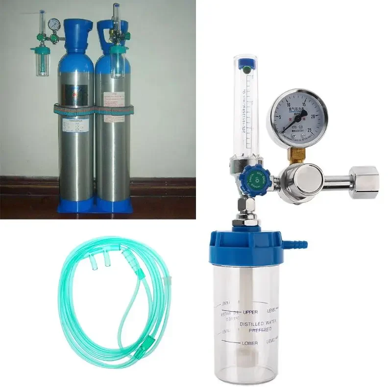 Pressure Regulator O2 inhaler Pressure Reducing Meter 8 0-10L/min