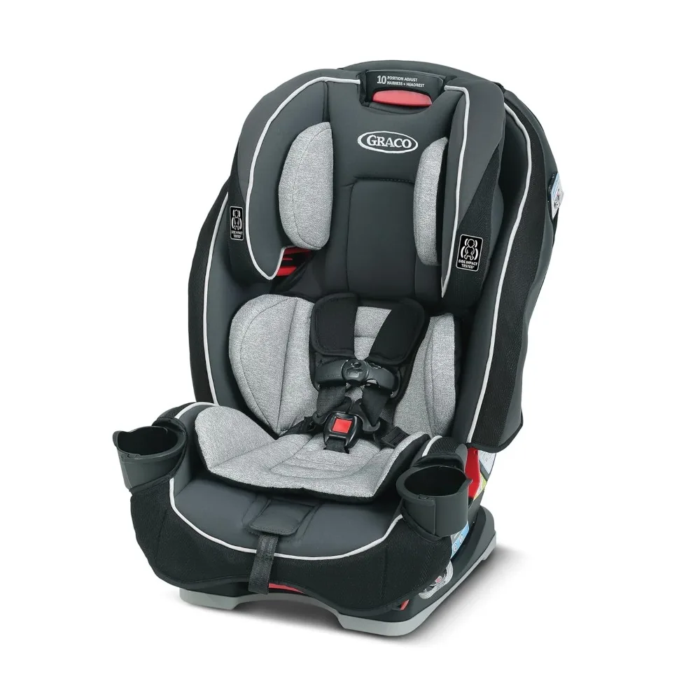 

SlimFit 3-in-1 Convertible Car Seat, Ultra-Space-Saving Design, Darcie, Suitable for Rear and Forward-Facing, Highback Booster