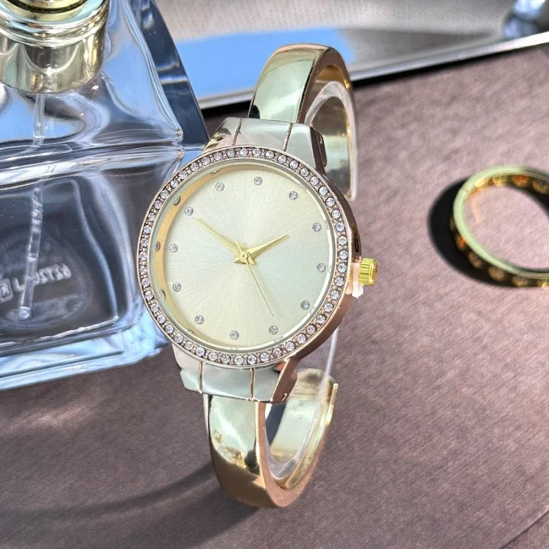 

Женские часы, модные элегантные керамические циферблаты со стразами, женские кварцевые наручные часы, ручные часы, подарочные часы Relojes Para Damas