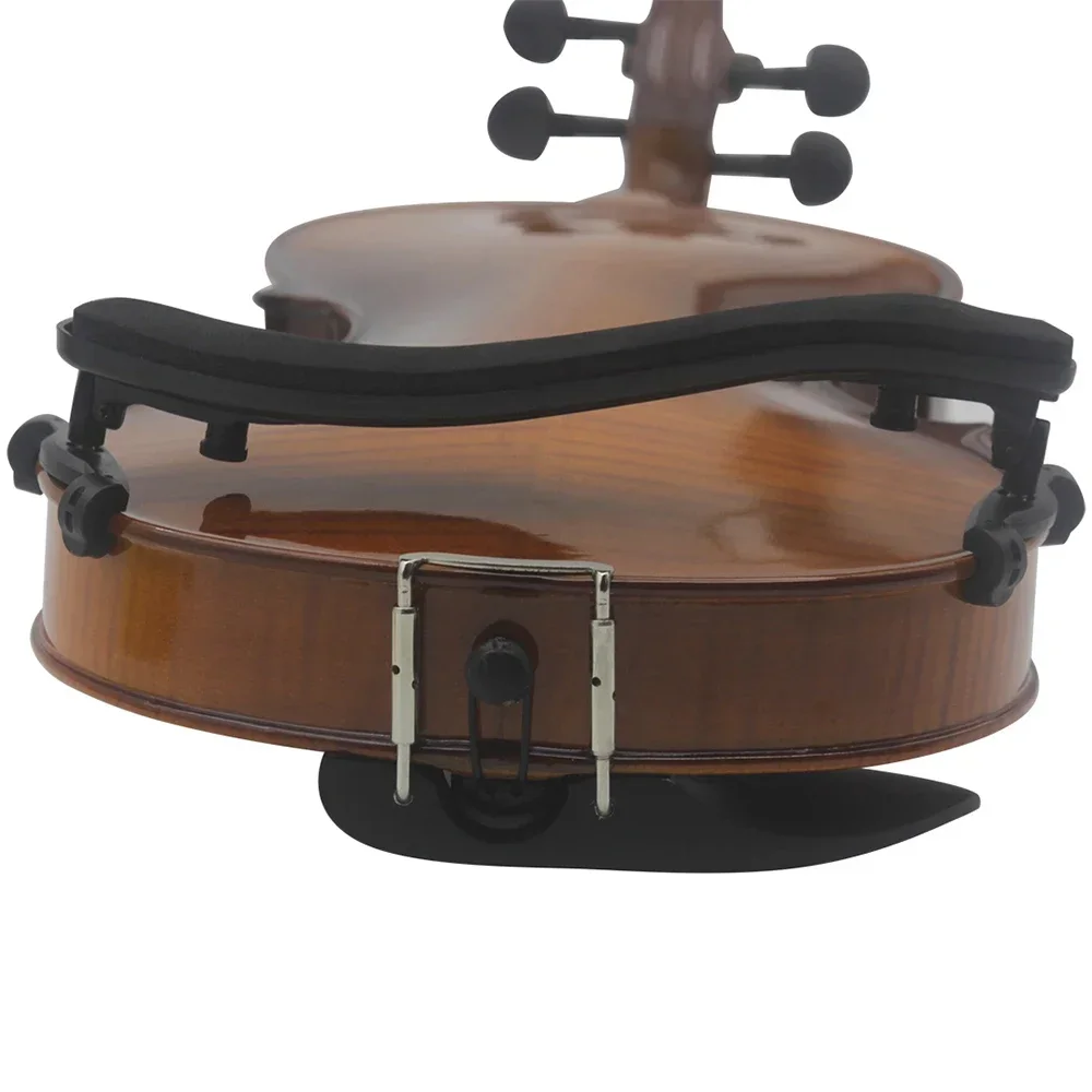 M MBAT Violine Schulterstütze Einstellbar ABS Schwarz Für 3/4 4/4 Violine Saiteninstrument Zubehör Hochwertige Schulterstütze – Detail 8