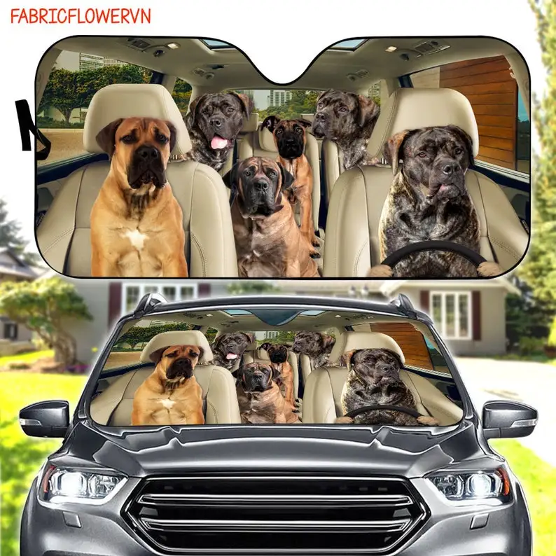 

Boerboel Car Sunshade, Boerboel Car Decoration, Boerboel Windshield, Dog Lovers, Dog Car Sunshade, Gift For Mom, Gift For Dad