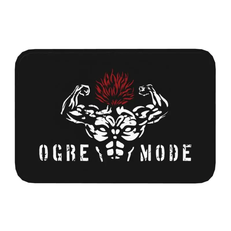 Custom Ogre Mode Baki The Grappler Yuujiro Hanma Doormat Non-Slip Entrance Bathroom Kitchen Floor Door Mats Toilet Carpet Rug