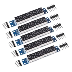 8 Digit 7 Segment Module MAX7219 8 Bit Digital Segment Tube LED Display Module for Arduino MCU/51/AVR/STM32/Raspberry Pi 4 Model