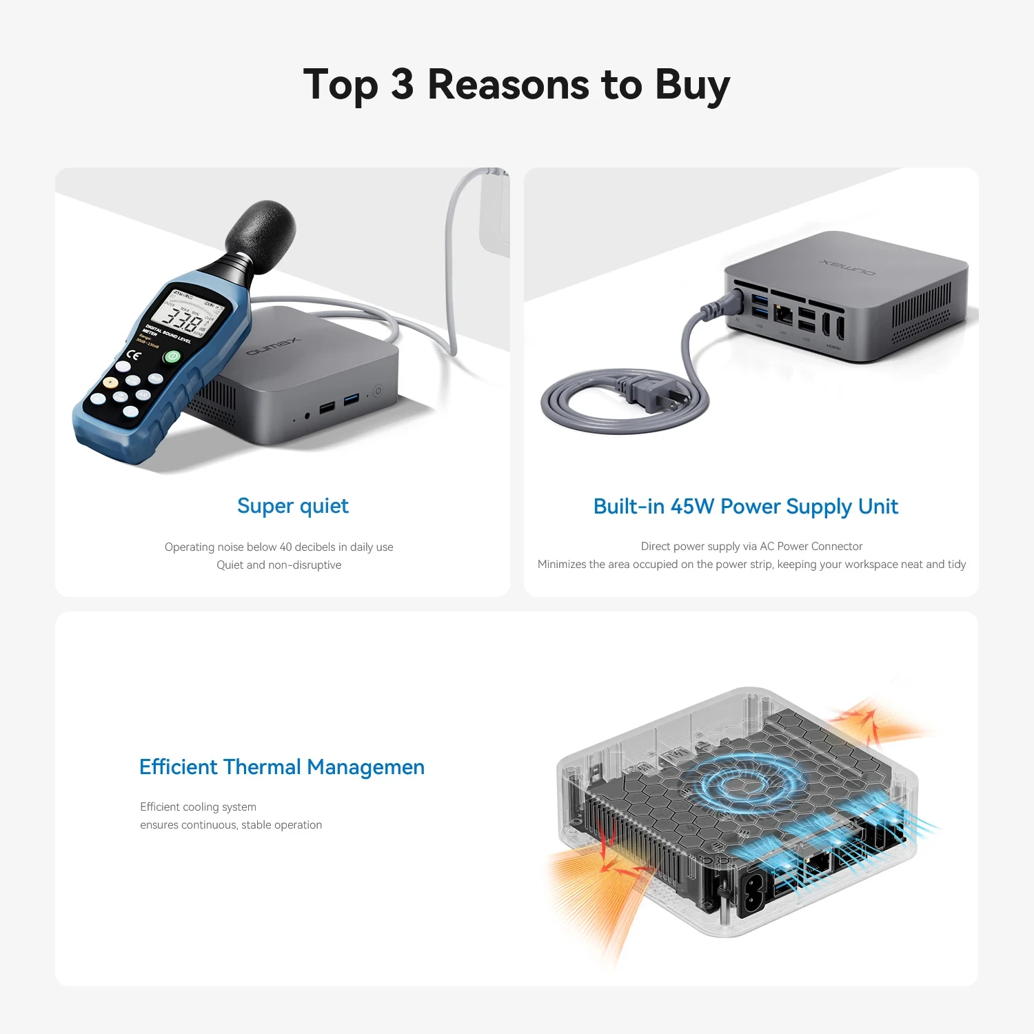 OUMAX كمبيوتر صغير N4 N5 Intel J4125 N5095 RJ45 HDMI 4K @ 60 هرتز WiFi5 BT5.0 DDR4 3200 ميجا هرتز M.2 PCIE3.0 SATA3.0 SSD كمبيوتر مكتبي مكتبي