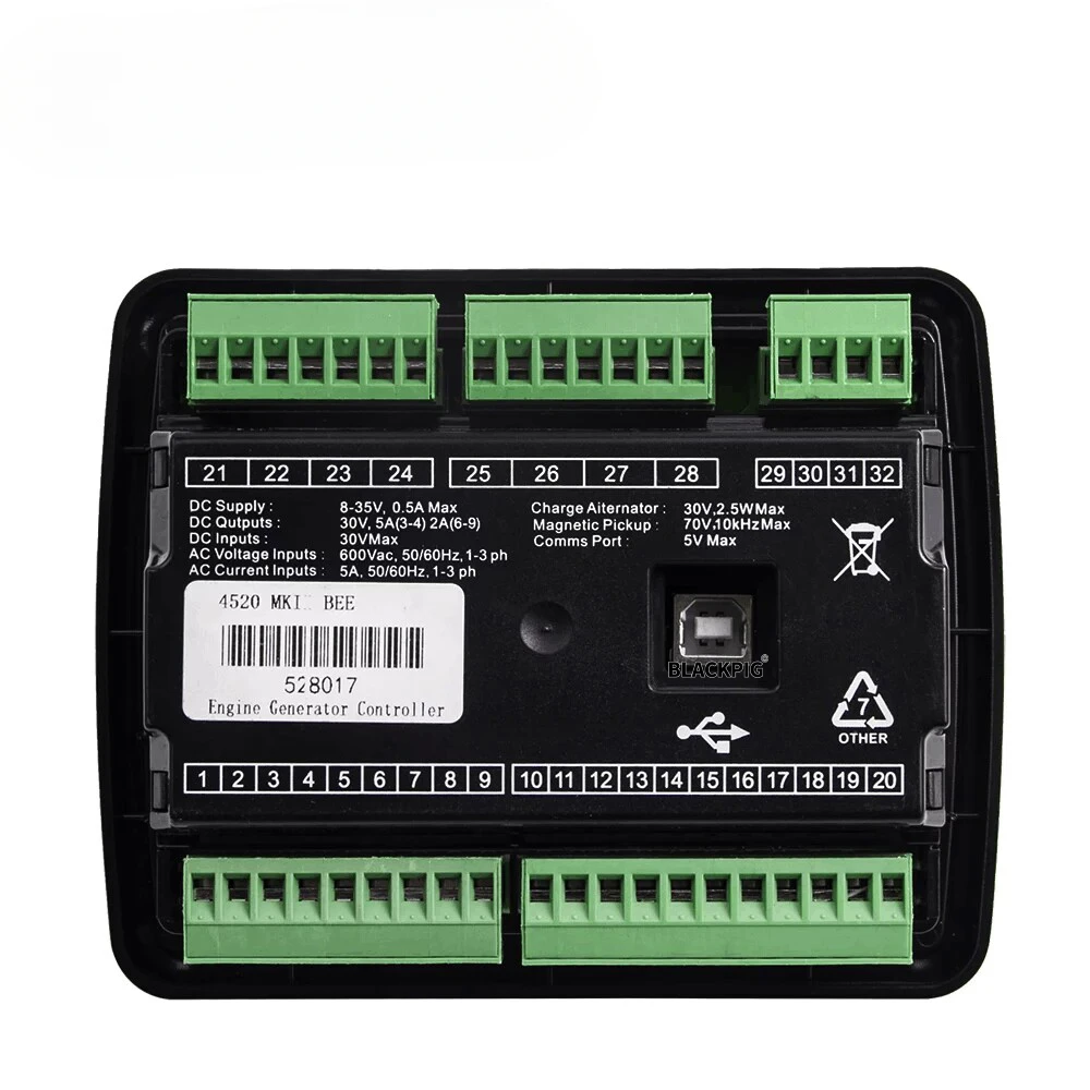 New 4520 Compatible Original DSE4520 MKII Controller Panel Diesel Generator Auto Mains Failure Control Module