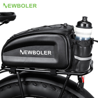 NEWBOLER Hard Shell Bicycle Trunk Bag Large Capacity Bike Shoulder Bag Waterproof Bike Rear Seat Rack Bag For MTB Cycling E-Bike