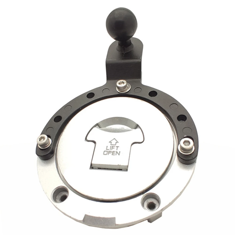 ABKI-dudukan braket kamera ponsel GPS dudukan tangki bensin sepeda motor yang dapat disesuaikan untuk Kawasaki Honda