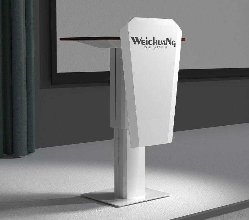 

Электрический подиум для конференций, минималистичный современный подиум приветствия, подиум для приема, подиум для руководства по покупкам, подиум для хостинга