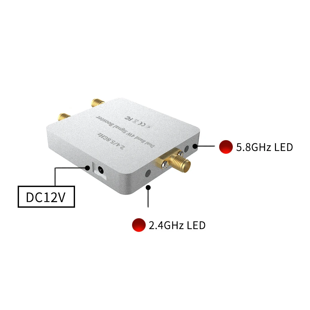 EDUP  AB031 2.4GHz / 5.8GHz WIFI Booster Smart Home Systems WIFI Signal Booster Drone Signal Extender Wireless LAN devices