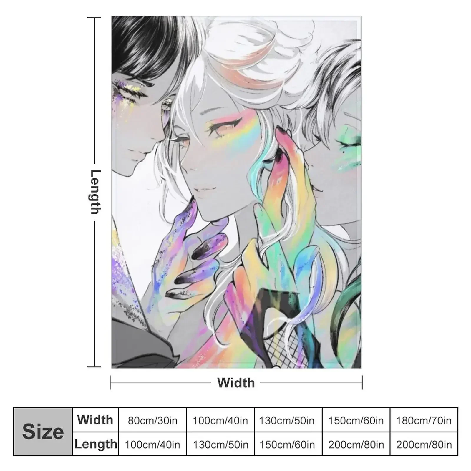 kazuha scaramouch heizou Throw Blanket cosplay anime warm winter Flannel Fabric Blankets