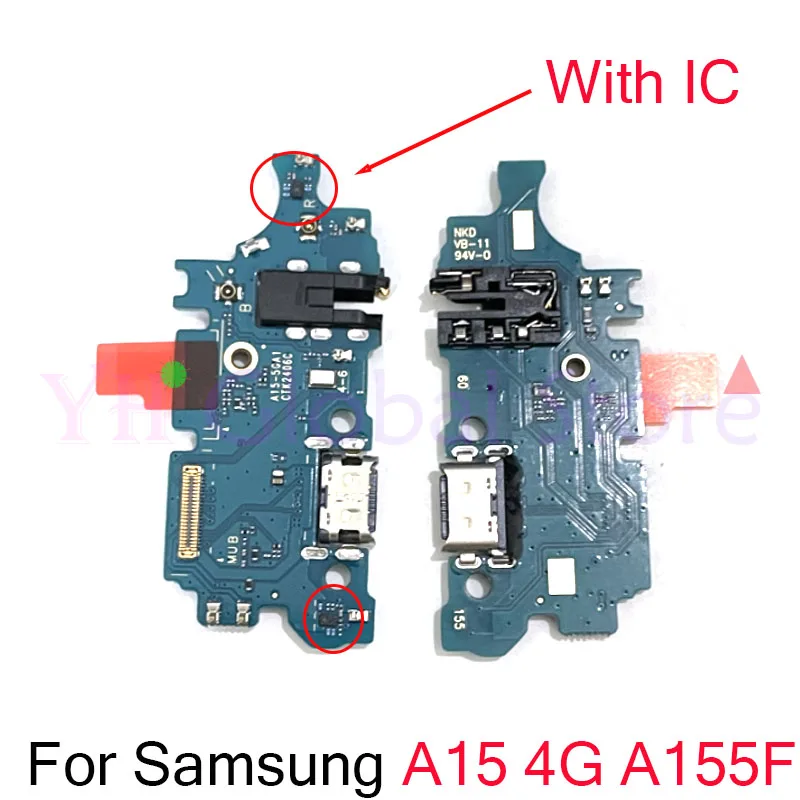 For Samsung Galaxy A15 4G 5G A155F A156B A155 A156 USB Charging Dock Connector Port Board Flex Cable Repair Parts