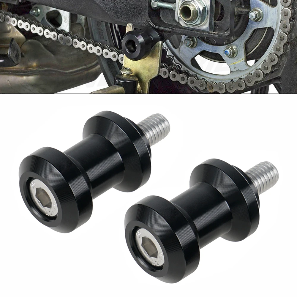 

M6 6mm Swingarm Spools Slider Screws for Aprilia Yamaha Triumph Street Triple / R 2007-2012 Daytona 675 06-08 YZF-R6 R1 98-2015