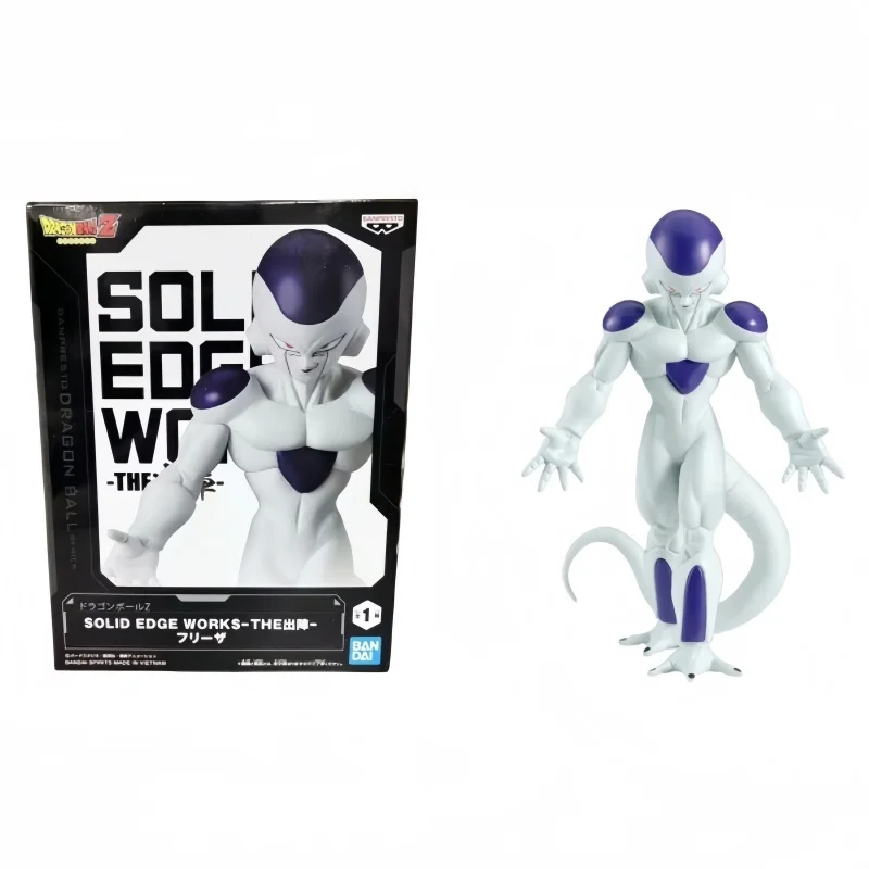 

New 100% Banpresto Official Genuine Bandai Dragon Ball Z Figures Solid Edge Works The Frieza Action Figure Collection Model Toy