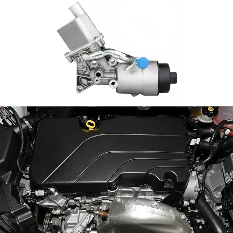 -AT52 엔진 오일 라디에이터 쿨러 어셈블리 55568539 650039 88179-91400 Chevy Cruze Sonic Trax Buick Encore 1.4L 용