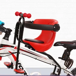 IMBABY-alfombrilla de asiento delantero para niños, silla de seguridad para bebé, asiento adicional para bicicleta de montaña con herramientas de instalación