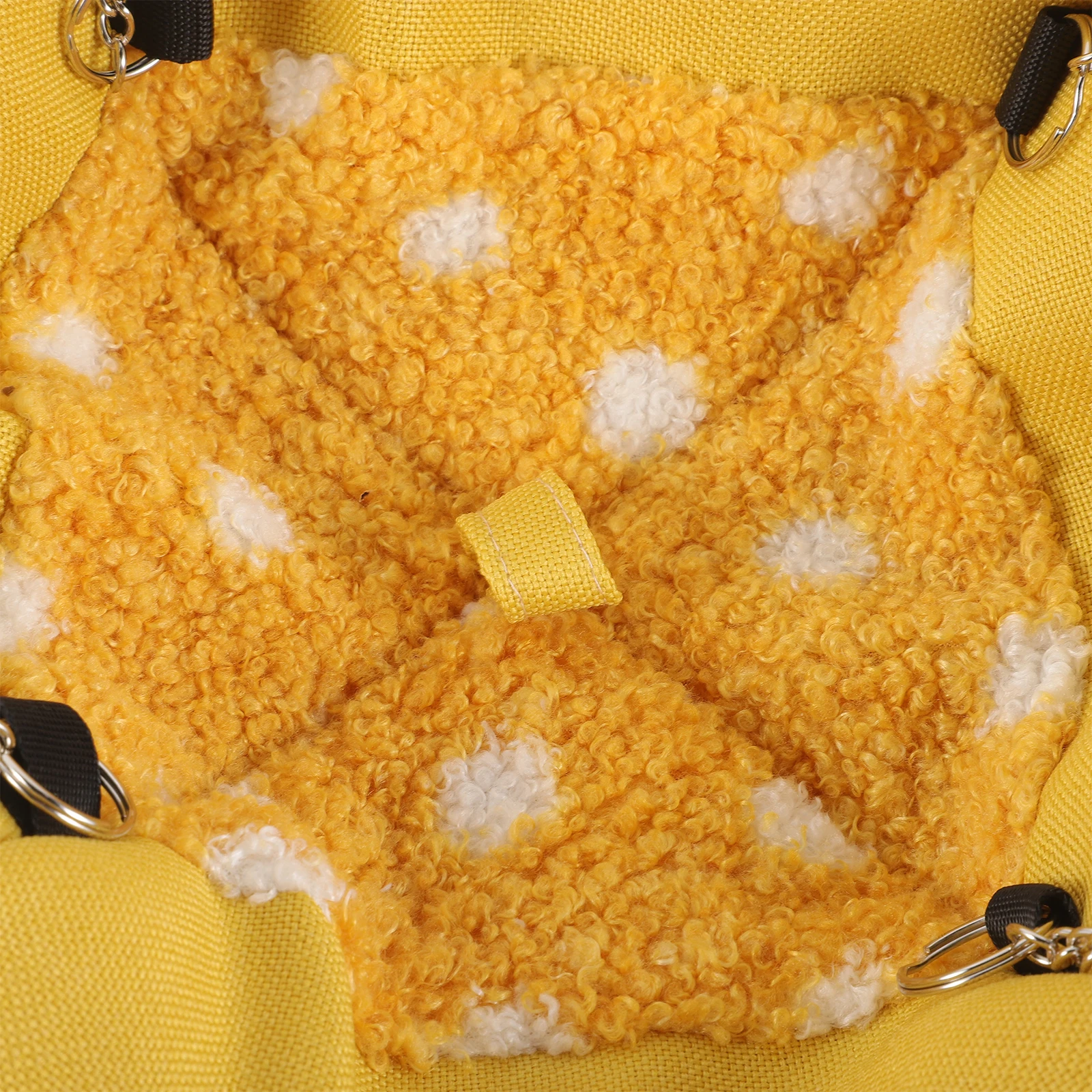 

Yellow Large Hamster Hammock House Safe Cloth Sponge Cage Decor Small Sturdy Hideout Chinchilla Breathing Comfort Practical Pet