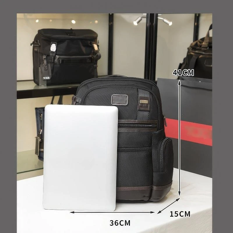 Mochila masculina de nylon de grande capacidade, mochila casual espaçosa para trabalho e viagens 222681