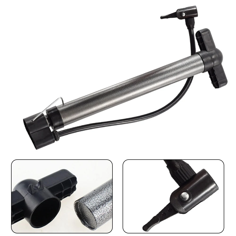 Mountain Bike Pump High Pressure Bike Pump AV Nozzles Compatible High Precision Air Pressure Gauge Labor Saving