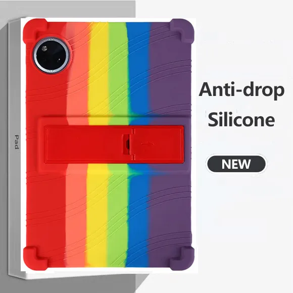 

Soft Silicone Tablet Case For DOOGEE U11 U11Pro 11inch Adjustable Multi-angles Kickstand Cover Shockproof Kids Safe