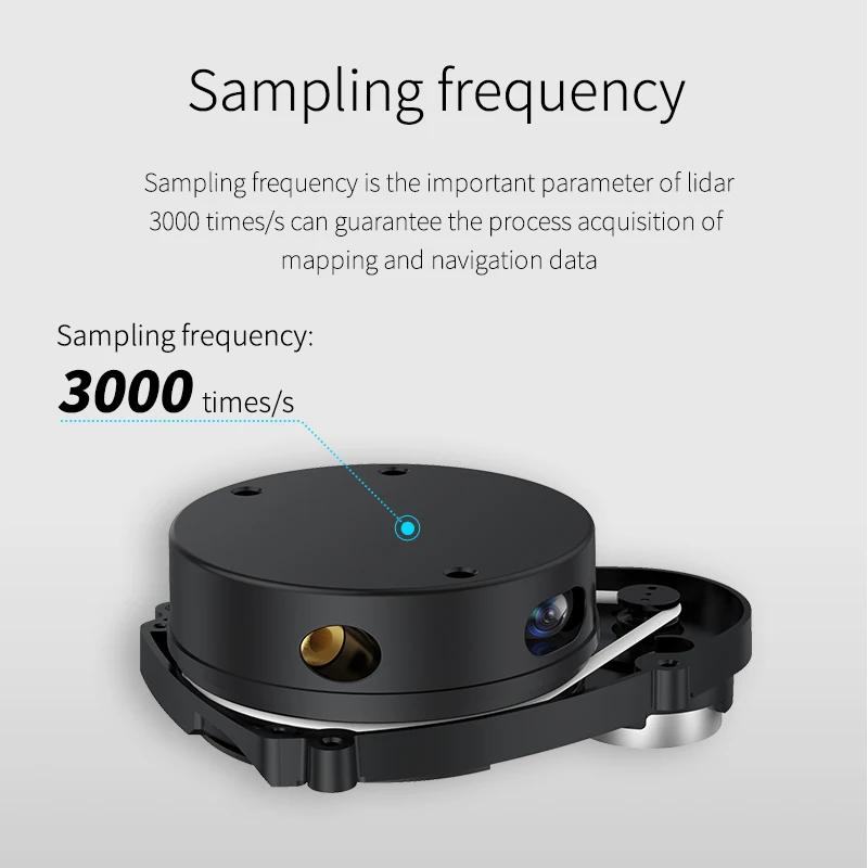 Imagem -04 - Módulo de Sensor Lidar Eai Ydlidar x3 Pro Tof 360 ° Laser Scanning Alcance até 8m Suporte Robótico Robô Ros1 Ros2