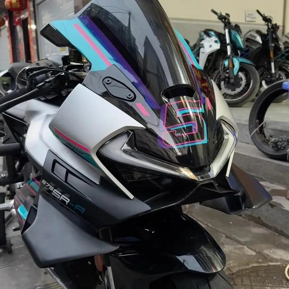 for cfmoto 675SR 675SS Modification Stable Wings,Fairings,GP Wings for Racing Cars.Water Transfer Printing.Stabilizing wing