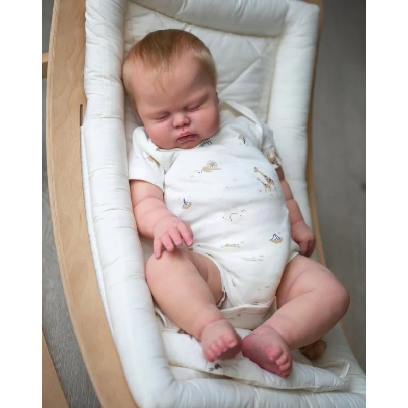 25inch Sleeping Pickle Reborn Doll Kits Unassembled DIY Blank Doll Parts with Body Cloth