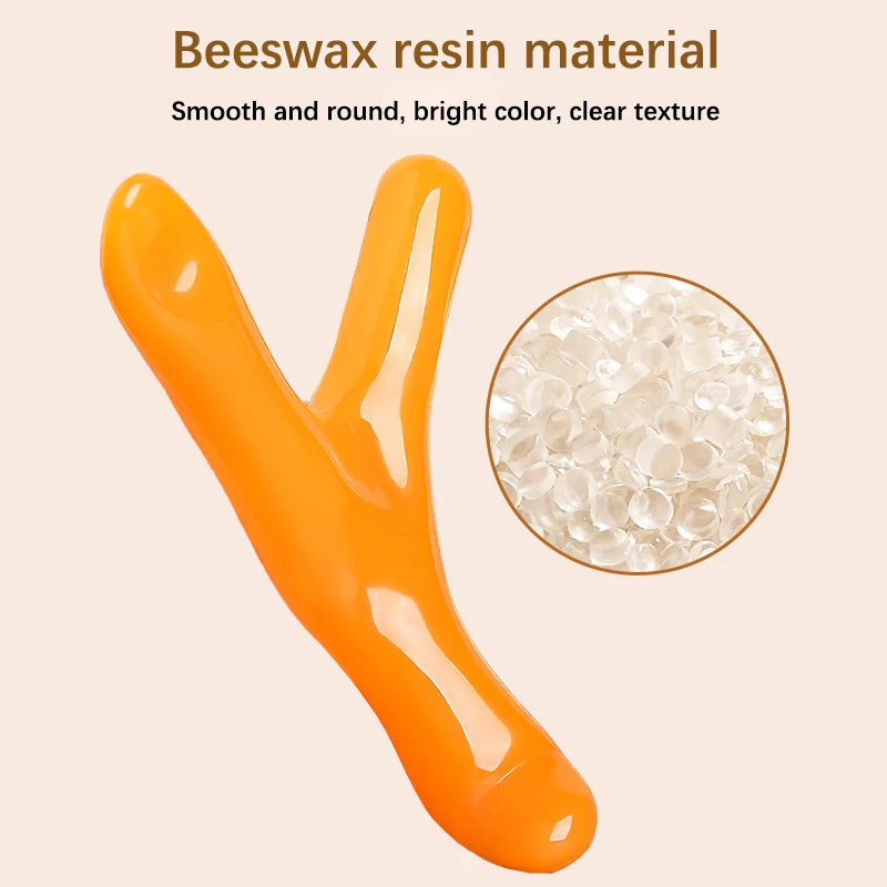 Beeswax Resin Face Lifting Guasha Scraping Massage Facial Tools Massage Plate Reduce Puffiness Nose Lifting Nose Massager