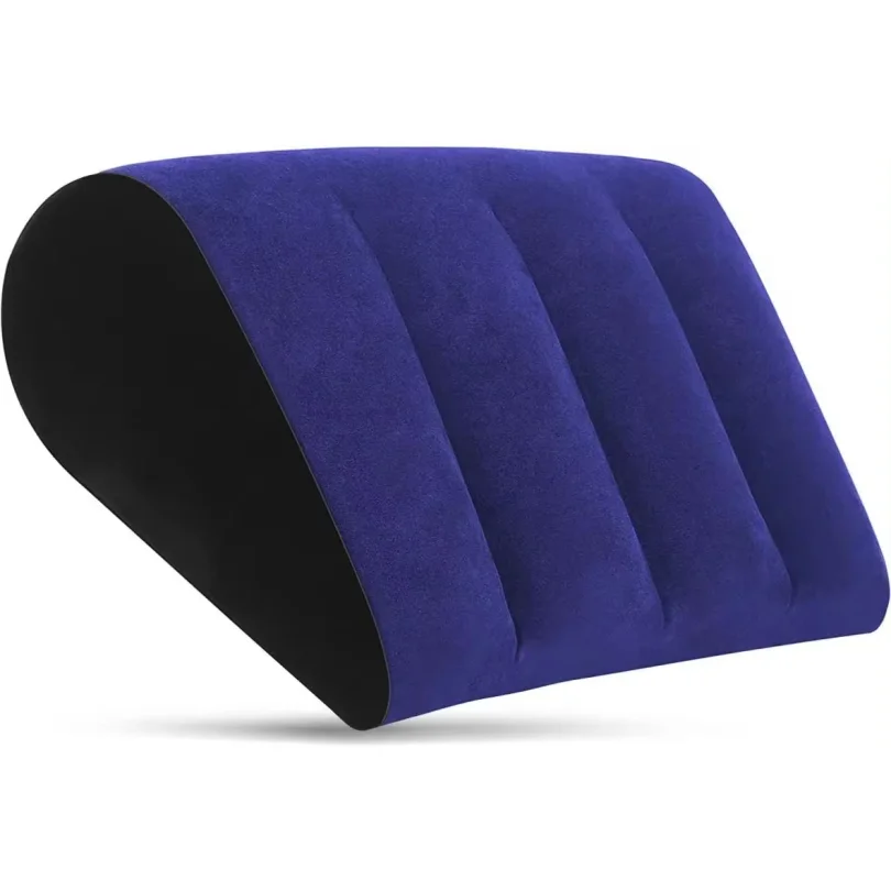 Inflatable Wedge Pillow For Travel Lightweight Lumbar Leg Support Pillow Yoga Posture Cushion Body Positioners Camping Pillow