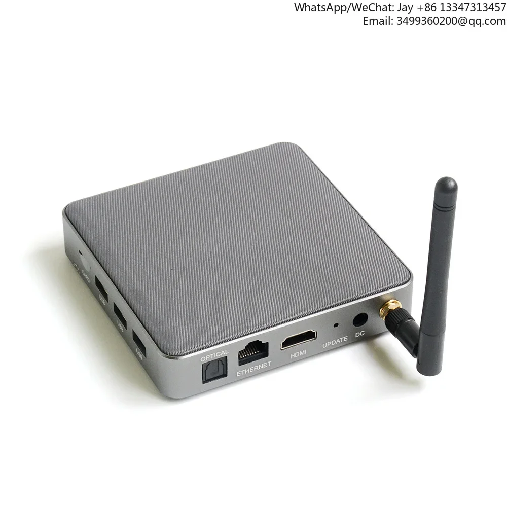

Медиаплеер для цифровых вывесок с алюминиевым корпусом 8K, Android 11 TV Box, 8 ГБ ОЗУ, 64 ГБ ПЗУ, беспроводной интернет, рекламный плеер 4K