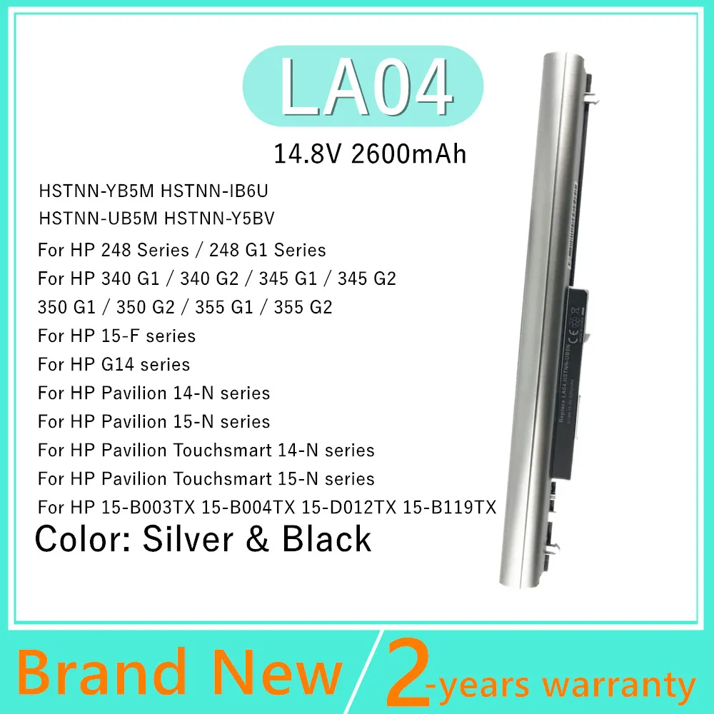 LA04 Laptop Battery For HP Pavilion 14 15 TouchSmart Series 15-B119TX 15-B003TX TPN-Q129 TPN-Q130 TPN-Q131 TPN-Q132 HSTNN-YB5M