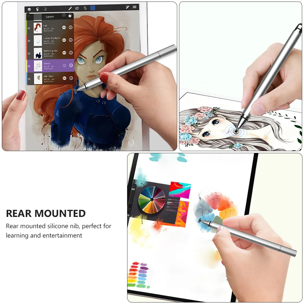 Durable Capacitive Stylus Pen Environmentally Friendly Material for Screen Interaction Disc Stylus Pen