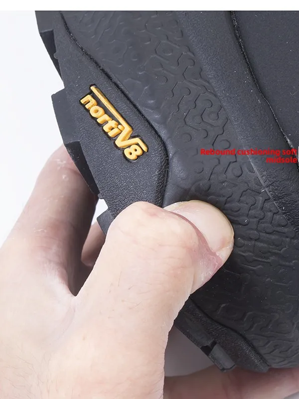 Sepatu Pendakian Gunung High Top Musim Gugur Musim Dingin Pria, Sepatu Hiking Taktis Anti Selip dengan Sol Karet Tahan Lama untuk Aktivitas Luar Ruangan...