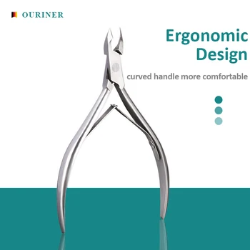 Cuticle Nippers เล็บ Cuticle กรรไกร Clippers Trimmer Dead Skin Remover Pedicure เครื่องตัดสแตนเลสเครื่องมือ