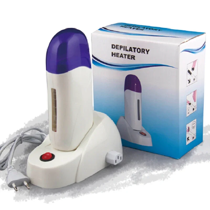 เดี่ยว Depilatory Heater Roll On Wax Warmer ตลับขี้ผึ้งแบบรีฟิล Wax-ละลายเครื่องฐาน Skin Care เครื่องมือกําจัดขน