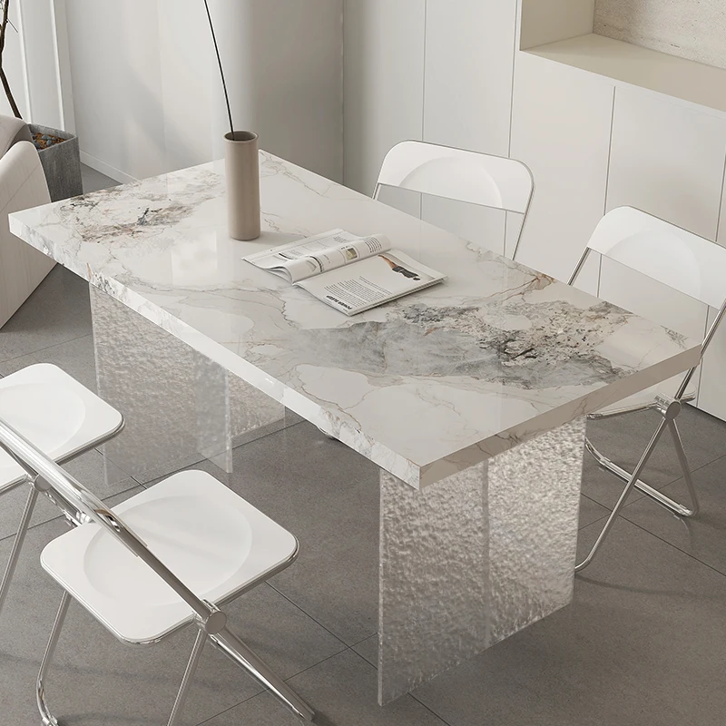 

Kitchen Conference Dining Table Coffee Restaurant Modern Dressing Dining Table Nordic Balcony Juegos De Comedor Home Furniture