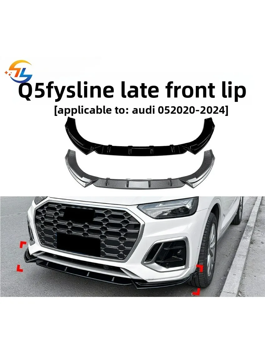 Voor Audi Q5 FY Sline Late 2020-2024 Frontlip Frontspoiler Spoiler Exterieur Modificatie Accessoires - afbeelding 2